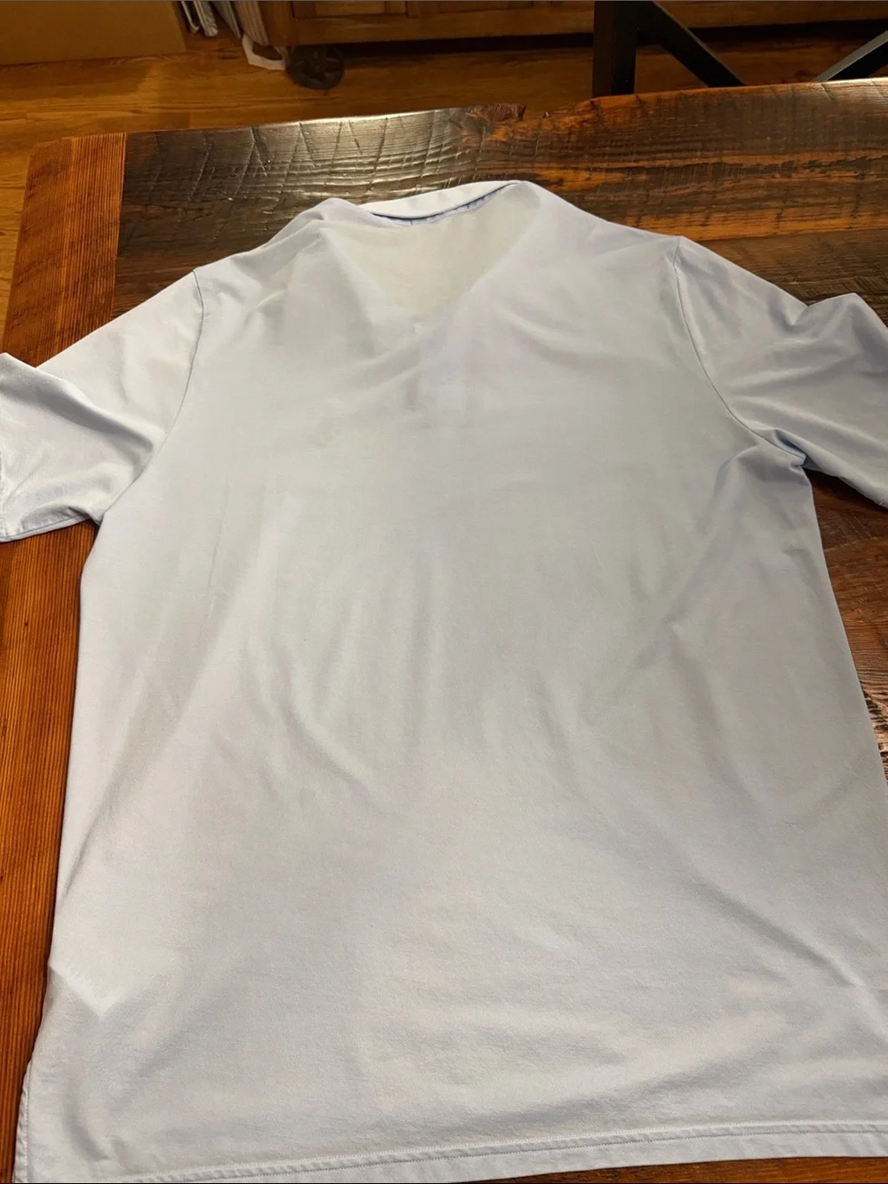 RLX Light Blue Polo Shirt with Embroidered Logo-Shoal Creek